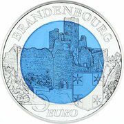 5 Euros - Henri I Château Brandenbourg, Luxembourg, 2015 reverse image