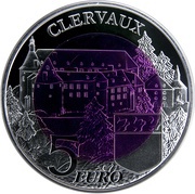 5 Euros - Henri I Château de Clervaux, Luxembourg, 2016 reverse image