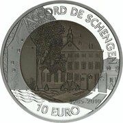 10 Euros - Henri I Treaty of Schengen reverse image