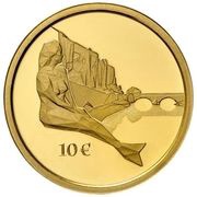 10 Euros - Henri I Melusina, Luxembourg, 2021 reverse image
