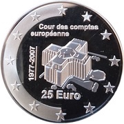 25 Euros - Henri I European Court of Auditors, Luxembourg, 2007 reverse image