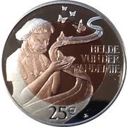 25 Euros Heroes of the pandemic, Luxembourg, 2023 reverse image
