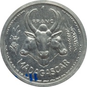 1 Franc Piefort Essai reverse image