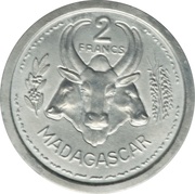 2 Francs Piefort Essai reverse image