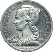 5 Francs Essai Piedfort obverse image