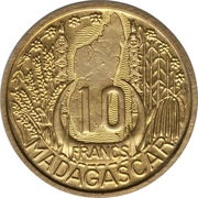 10 Francs Essai Piedfort reverse image