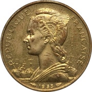 20 Francs Piefort Essai obverse image