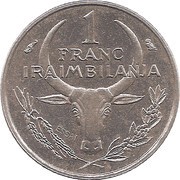 1 Franc Essai reverse image