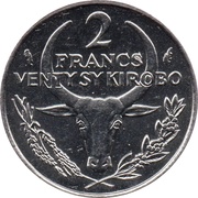 2 Francs / Venty Sy Kirobo reverse image