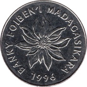 5 Francs / 1 Ariary obverse image