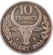 10 Francs Essai reverse image