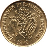 10 Francs / 2 Ariary FAO obverse image
