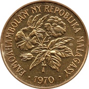 20 Francs / 4 Ariary FAO obverse image