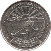 20 Ariary FAO; motto A reverse image