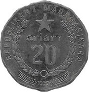 20 Ariary motto C obverse image