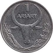 1 Ariary 1 ARIARY reverse image