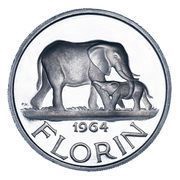 1 Florin reverse image