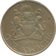 1 Kwacha Decimalization reverse image