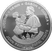 5 Kwacha - Pope John Paul II, Malawi, 2005 reverse image