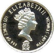 5 Kwacha Piedra de los Soles coin obverse image
