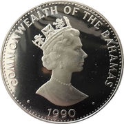 10 Dollars Discovery of the New World - Christopher Columbus obverse image
