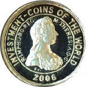 5 Kwacha Maria Theresia Thaler coin, Malawi, 2006 reverse image