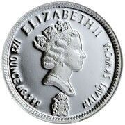5 Kwacha Liberty Dollar coin obverse image