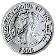 5 Kwacha Liberty Dollar coin, Malawi, 2006 reverse image