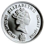 5 Kwacha Kookaburra coin obverse image