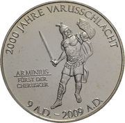 5 Kwacha Battle of Teutoburg Forest, Arminius, Malawi, 2009 reverse image