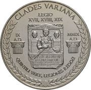 5 Kwacha Battle of Teutoburg Forest, Marcus Caelius, Malawi, 2009 reverse image