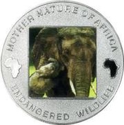 10 Kwacha Elephant, Malawi, 2004 reverse image
