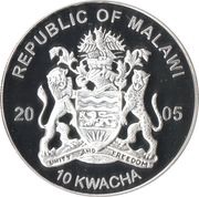 10 Kwacha Tree Pangolin obverse image