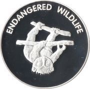 10 Kwacha Lemur hanging from branch, Malawi, 2005 reverse image
