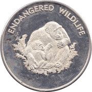 10 Kwacha Bonobo, Malawi, 2005 reverse image