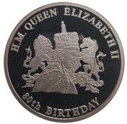10 Kwacha H.M. Queen Elizabeth II 80th Birthday, Malawi, 2006 reverse image
