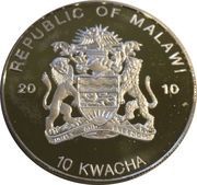 10 Kwacha Darwin Frog obverse image
