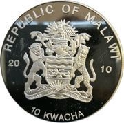 10 Kwacha Purple Frog obverse image
