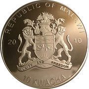 10 Kwacha Bald Eagle obverse image