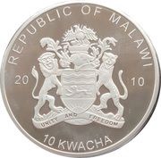 10 Kwacha Andean Condor obverse image