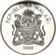 20 Kwacha World Cup Soccer, 1998 obverse image