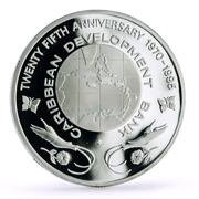 10 Dollars Caribbean Development Bank, Bahamas, 1995 reverse image
