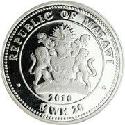 20 Kwacha Constantine Palace obverse image