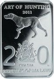 20 Kwacha Elephant Hunting obverse image