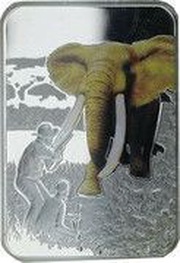 20 Kwacha Elephant Hunting, Malawi, 2011 reverse image