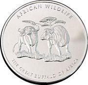 100 Kwacha Buffalo "African Wildlife", Malawi, 2010 reverse image