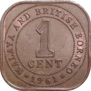 1 Cent - Elizabeth II reverse image