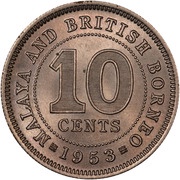 10 Cents - Elizabeth II reverse image