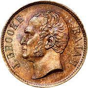 ½ Cent - James Brooke Rajah obverse image