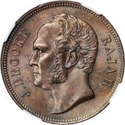 1 Cent - James Brooke Rajah, Malaysia, 1863 obverse image